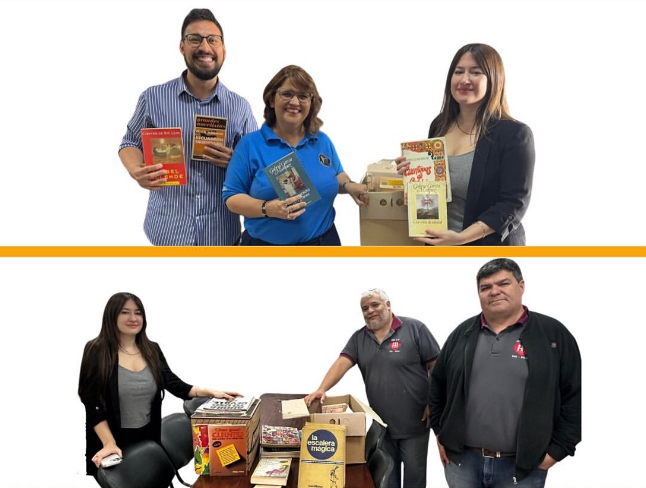 Donaciones de libros a escuelas locales